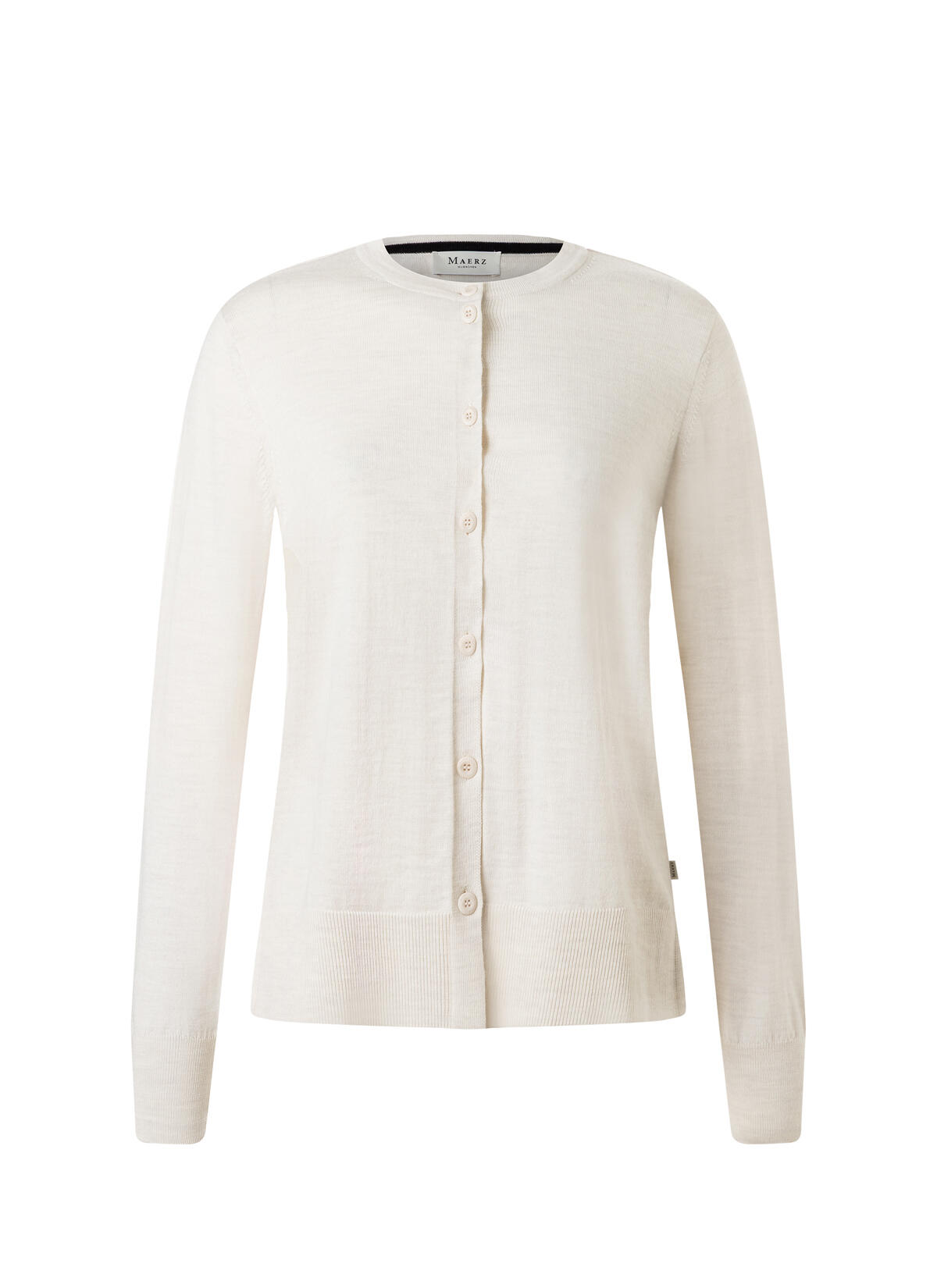 MAERZ Muenchen - Strickjacke Knopf 1/1 Arm off white - Gr. - 40 von MAERZ Muenchen