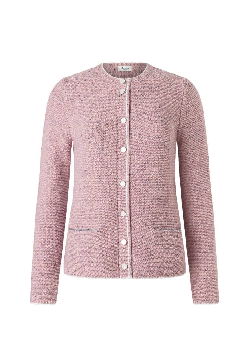MAERZ Muenchen - Strickjacke Knopf 1/1 Arm pastel peach - Gr. - 42 von MAERZ Muenchen