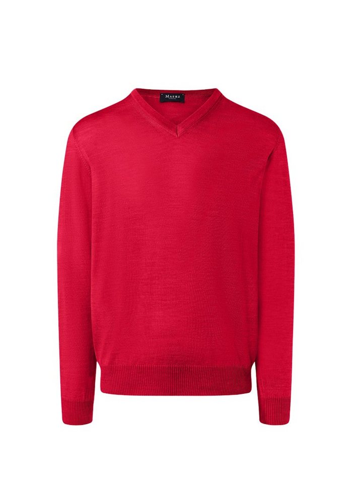 MAERZ Muenchen Wollpullover MAERZ / He.Pullover / Pullover V-Ausschnitt 1/1 Arm von MAERZ Muenchen