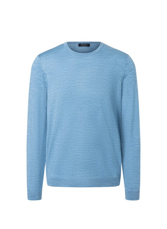 MAERZ Muenchen Strickpullover Rundhalspullover 100% Merinowolle von MAERZ Muenchen