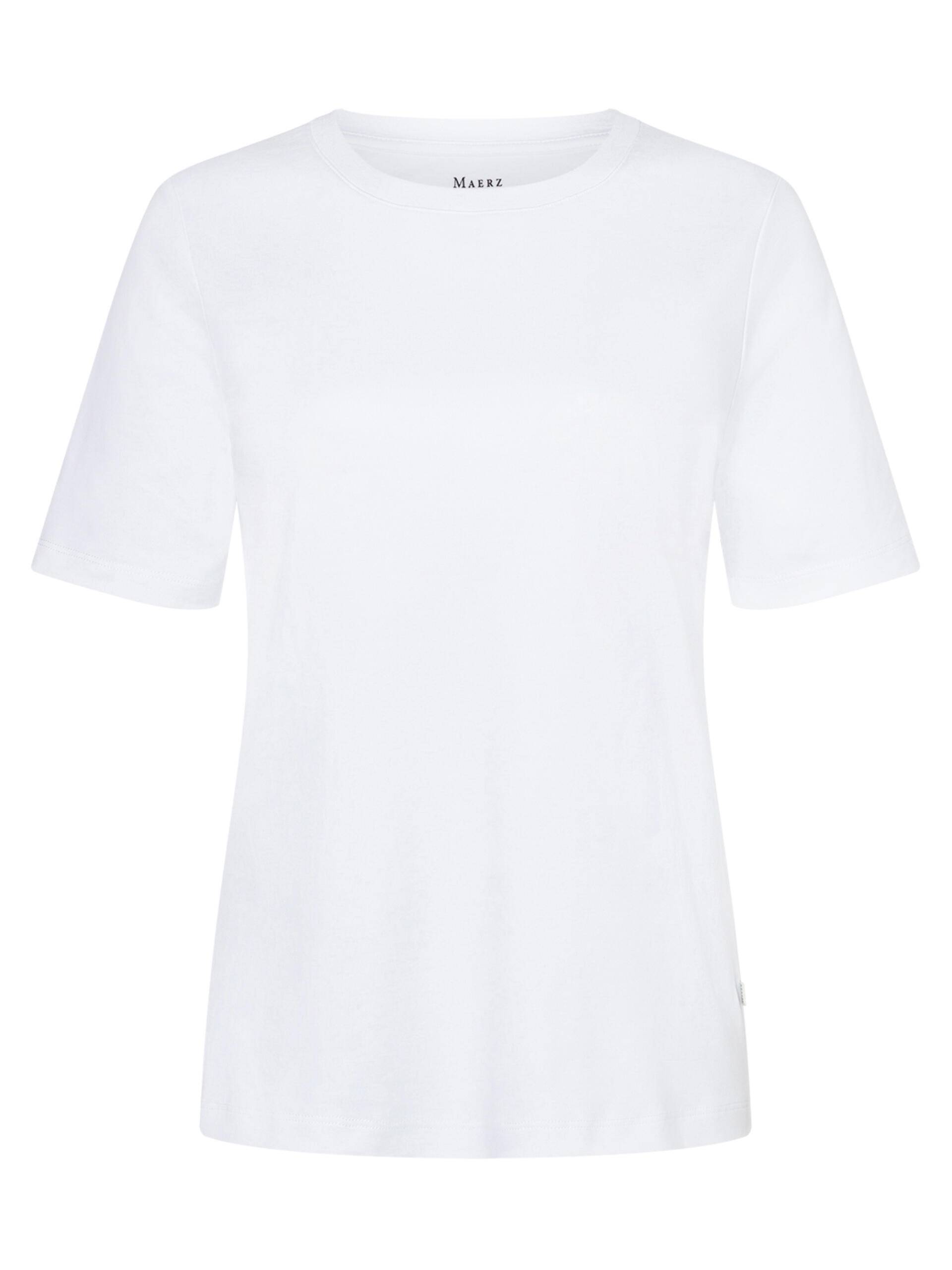 MAERZ Muenchen - T-Shirt Rundhals 1/2 Arm pure white - Gr. - 38 von MAERZ Muenchen