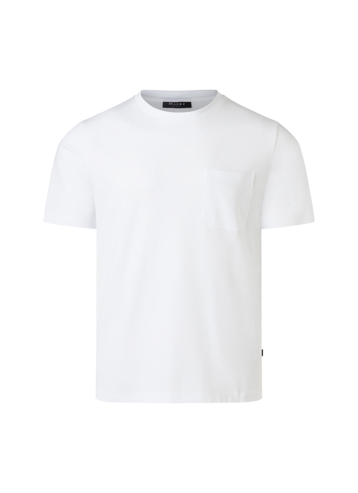 MAERZ Muenchen - T-Shirt Rundhals 1/2 Arm pure white von MAERZ Muenchen
