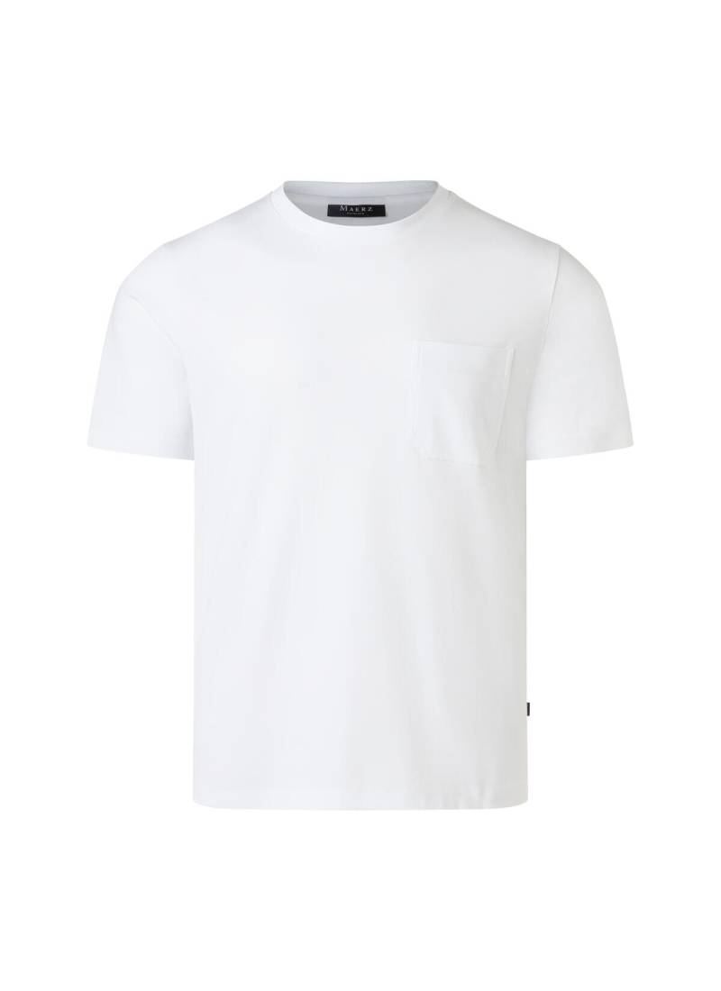MAERZ Muenchen - T-Shirt Rundhals 1/2 Arm pure white von MAERZ Muenchen