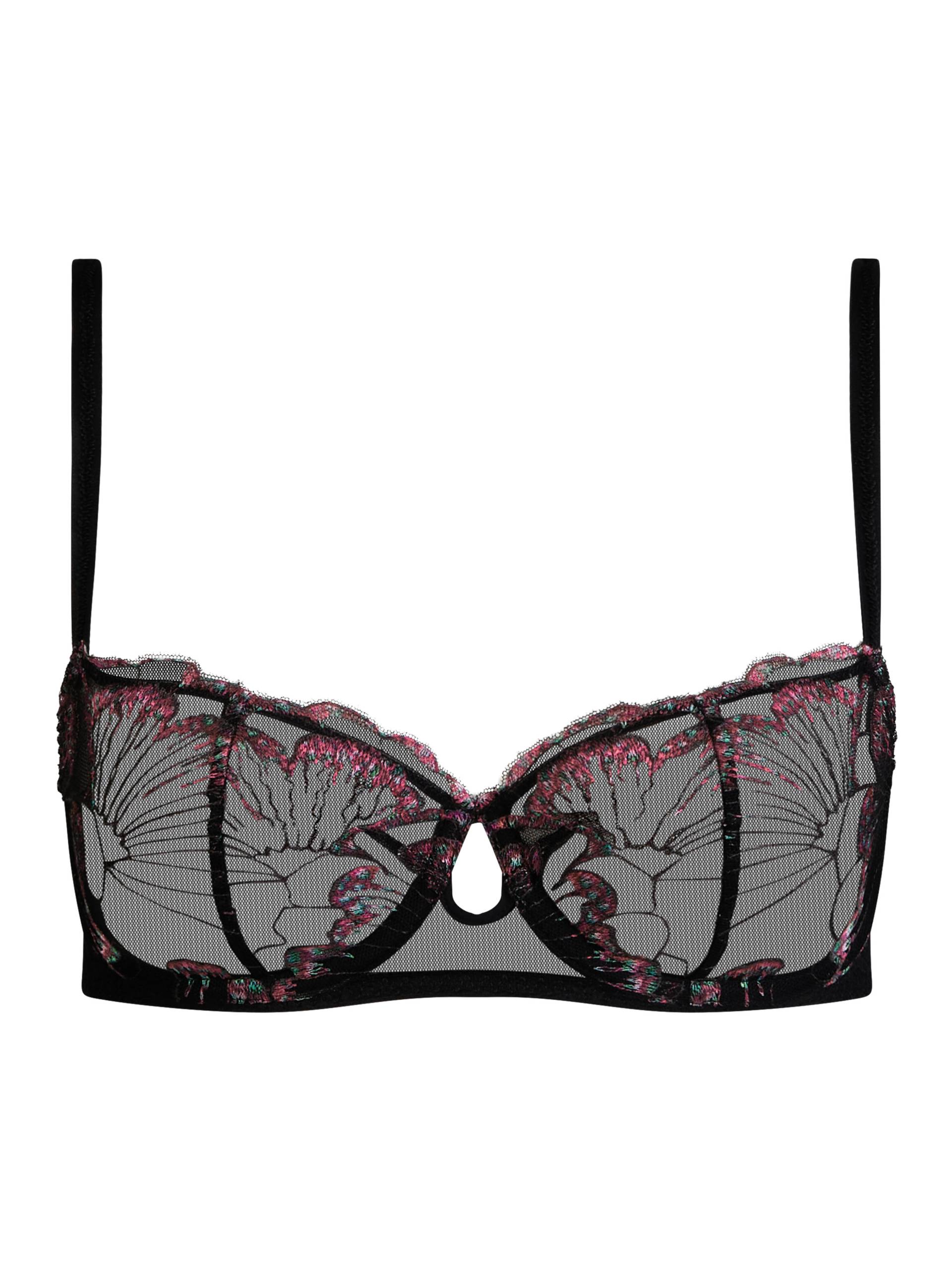 Chantelle Lingerie - Lily Balconette BH romantic black - Gr. - 85 E von Chantelle Lingerie