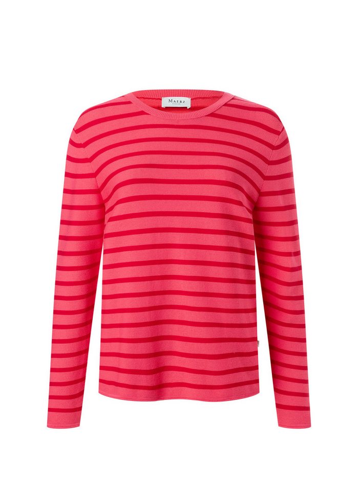 MAERZ Muenchen Wollpullover Pullover Rundhals 1/1 Arm Hibiscus MAERZ Muenchen Wollpullover Pullover Rundhals 1/1 Arm Hibiscus von MAERZ Muenchen