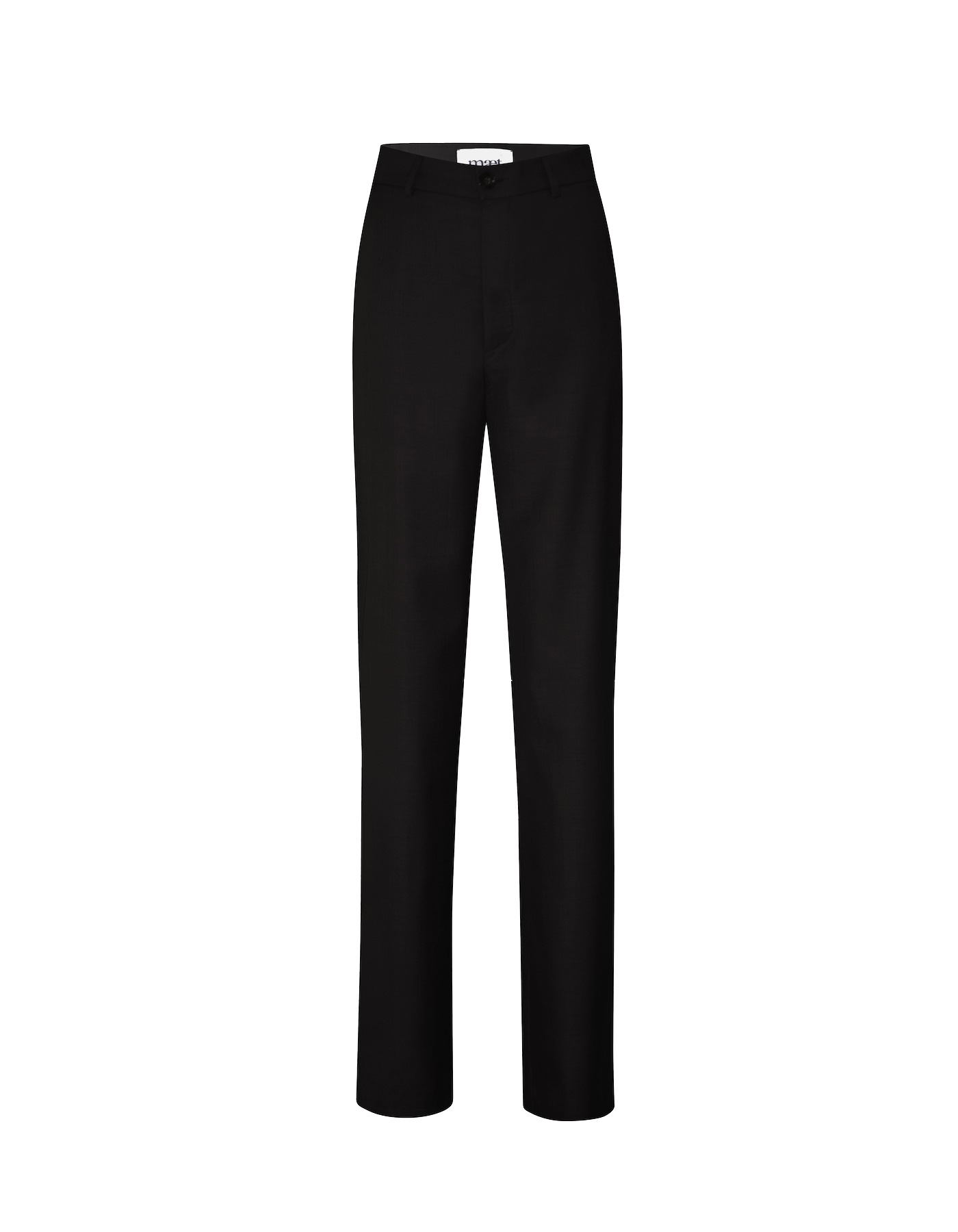 BRONTE Black high-waisted straight-leg pants von MAET