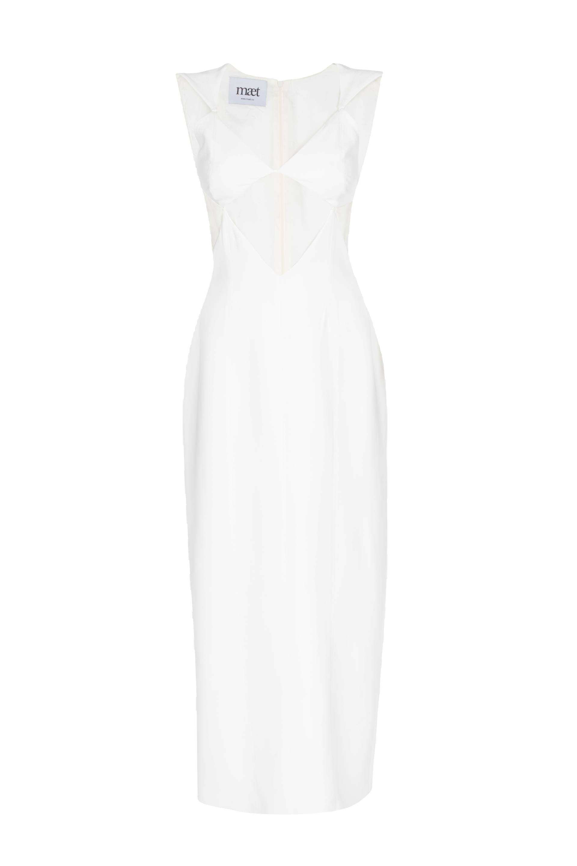 DEMETRA Long White Dress von MAET