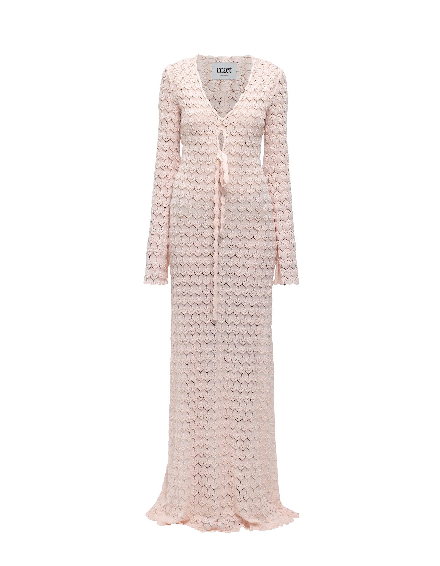 EJONA Pink Knit Dress - Pink - M - MAET - Maxi dresses von MAET