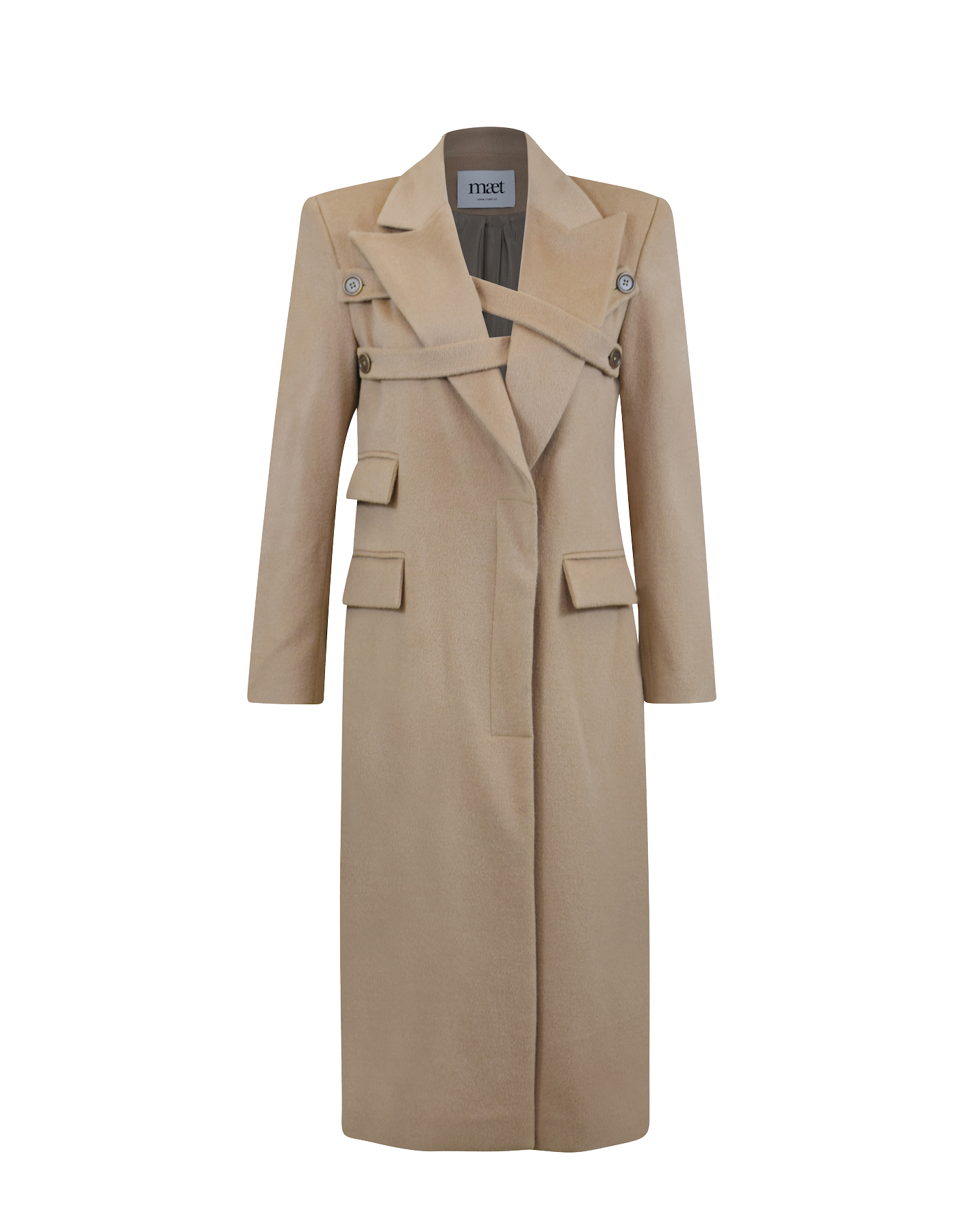 ELOWEN Cashmere Coat Beige von MAET