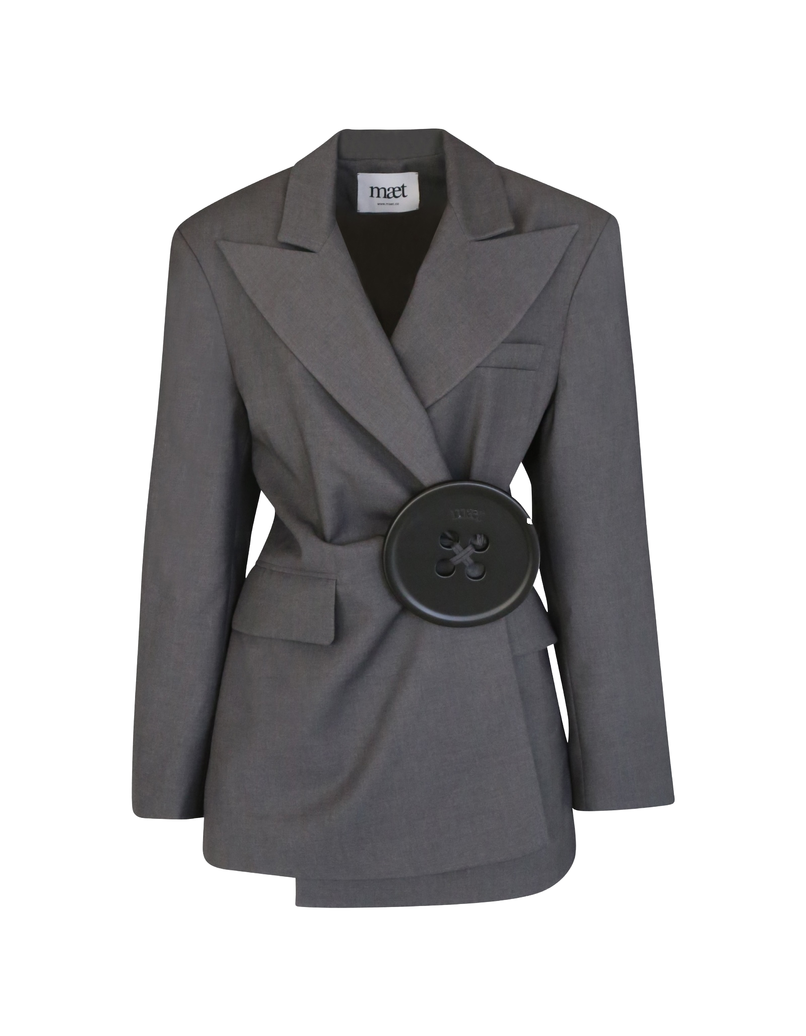 KOPSE Wool Jacket - Grey - M - MAET - Blazers von MAET