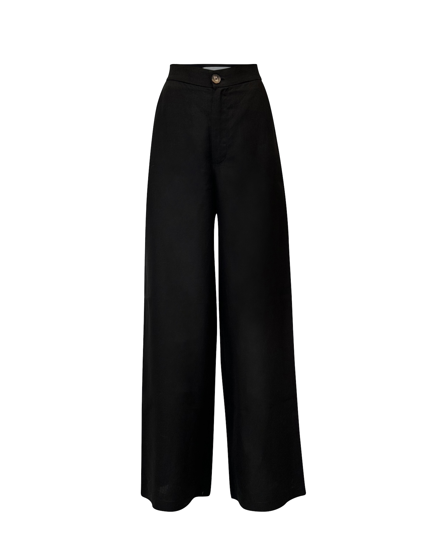 MEILANI Black Linen Wide Leg Pants von MAET