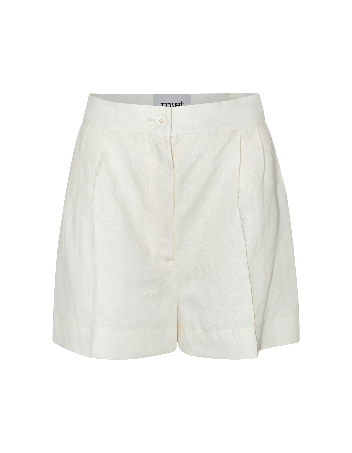 NEREUS White Short Linen Pants von MAET