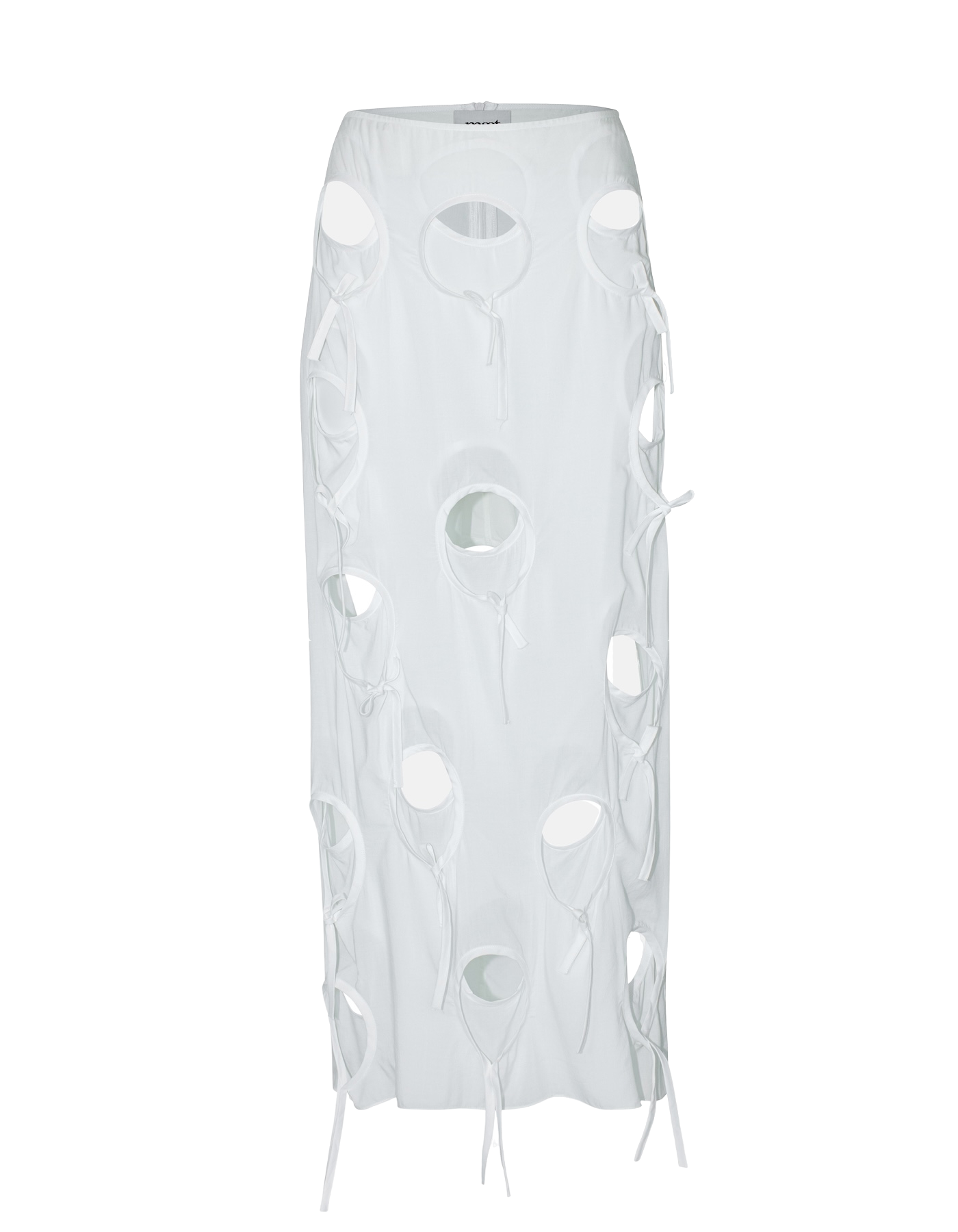 MAET | OLENA White Circle Cut-Out Midi Skirt | Women's White Midi skirts MAET | OLENA White Circle Cut-Out Midi Skirt | Women's White Midi skirts von MAET