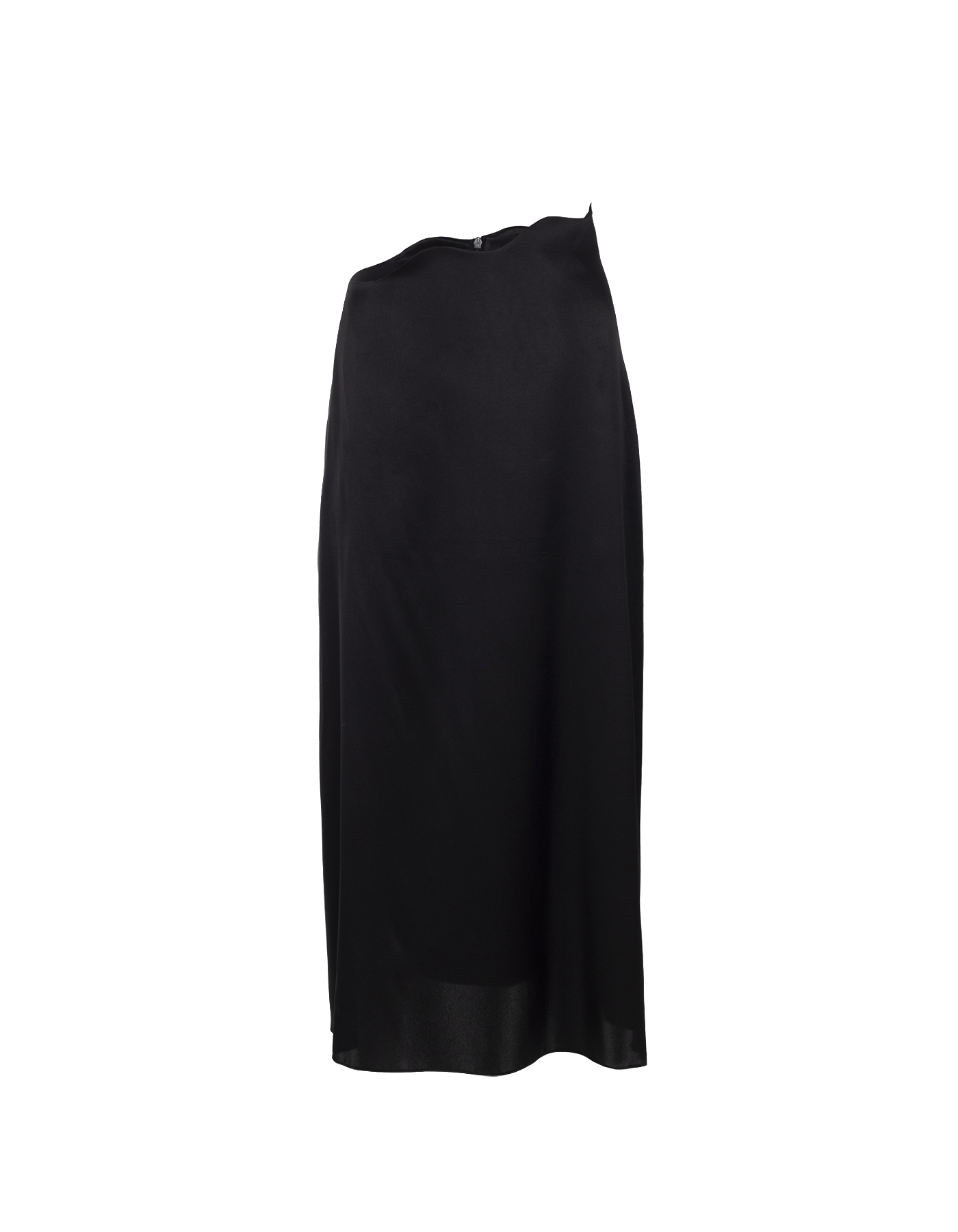 RHEA Silk Skirt in Black von MAET