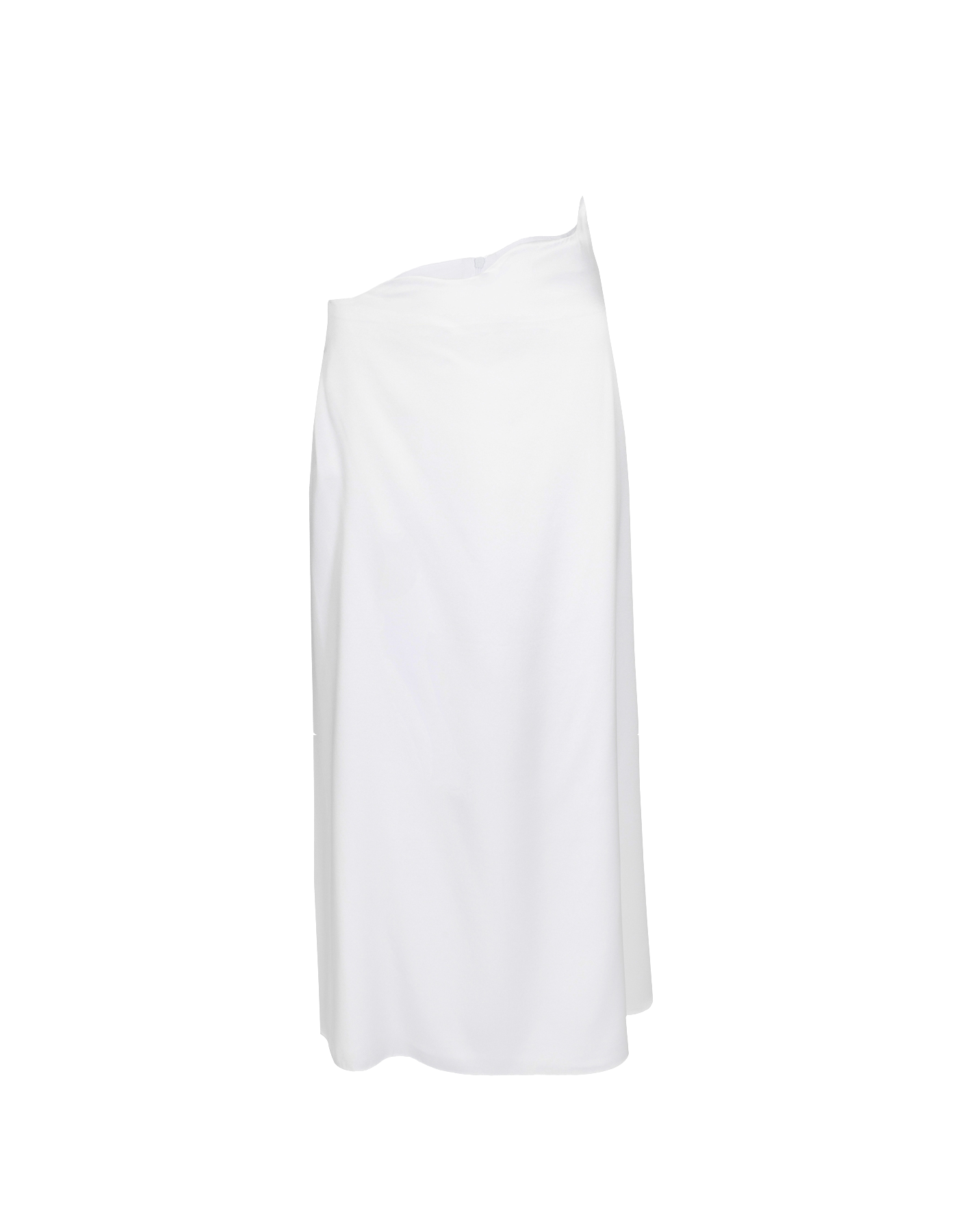 RHEA Silk Skirt in White von MAET