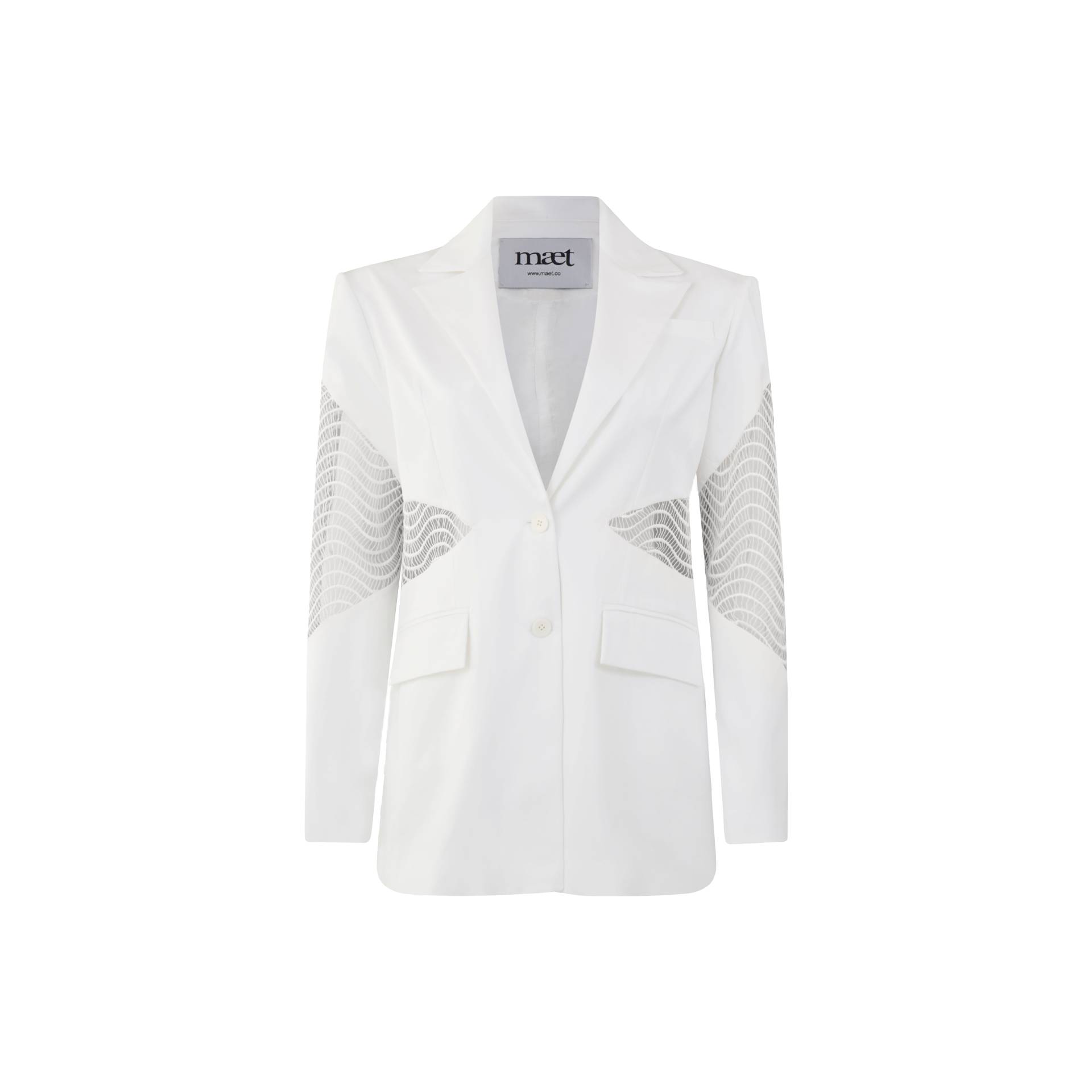 MAET | VALE Jacket | Women's Ghost White Blazers MAET | VALE Jacket | Women's Ghost White Blazers von MAET
