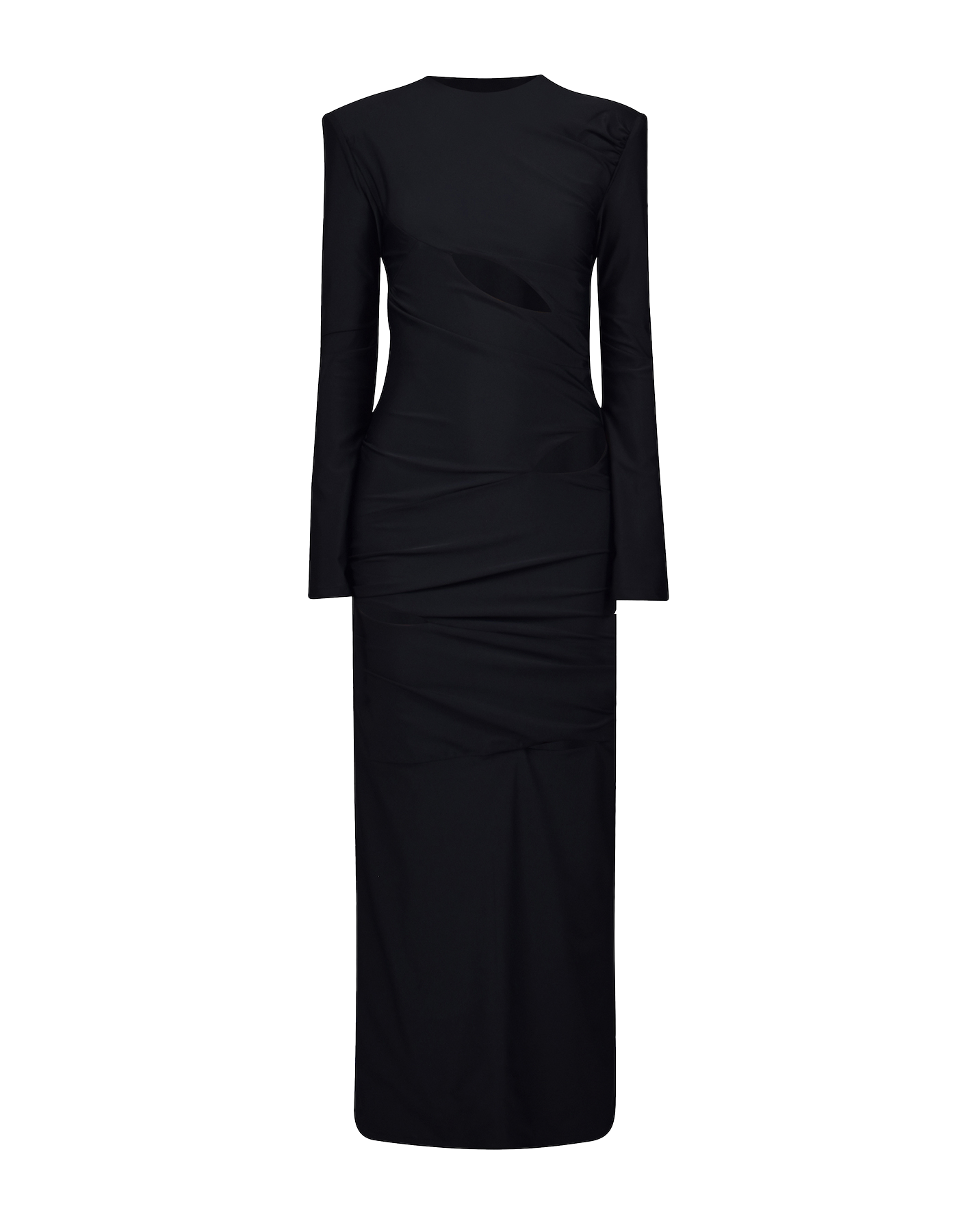 ZELLE Black Long Dress with Cut Outs von MAET