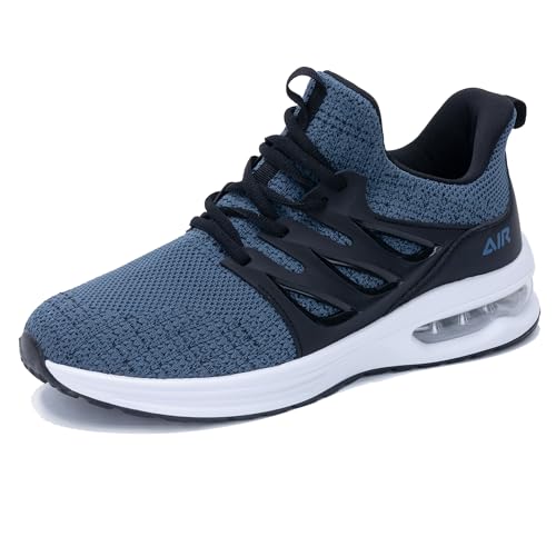 MAFEKE Herren Slip On Sneaker Laufschuhe Sportschuhe Slip In Sneakers Herren Turnschuhe Freizeitschuhe Atmungsaktiv Leichtgewichtig Walkingschuhe Size 40-47 EU von MAFEKE