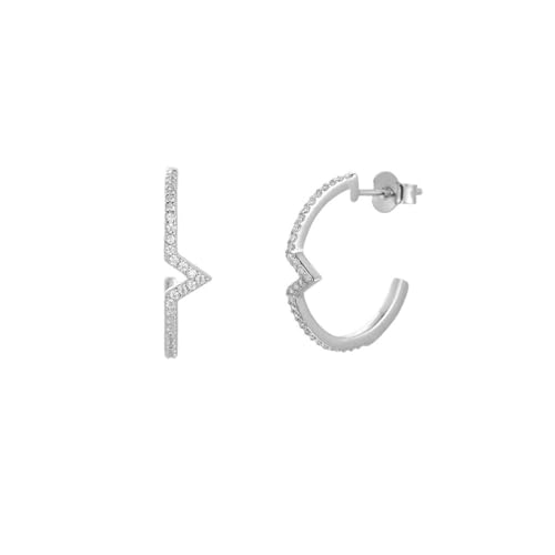 Rock Punk Unisex Creolen Ohrringe 925 Sterling Silber Damen Unisex Damen Mode Accessoires Kreatives Geschenk für Frauen Männer Rock Punk Unisex Creolen Ohrringe 925 Sterling Silber Damen Unisex Damen Mode Accessoires Kreatives Geschenk für Frauen Männer von MAFKIATAMY