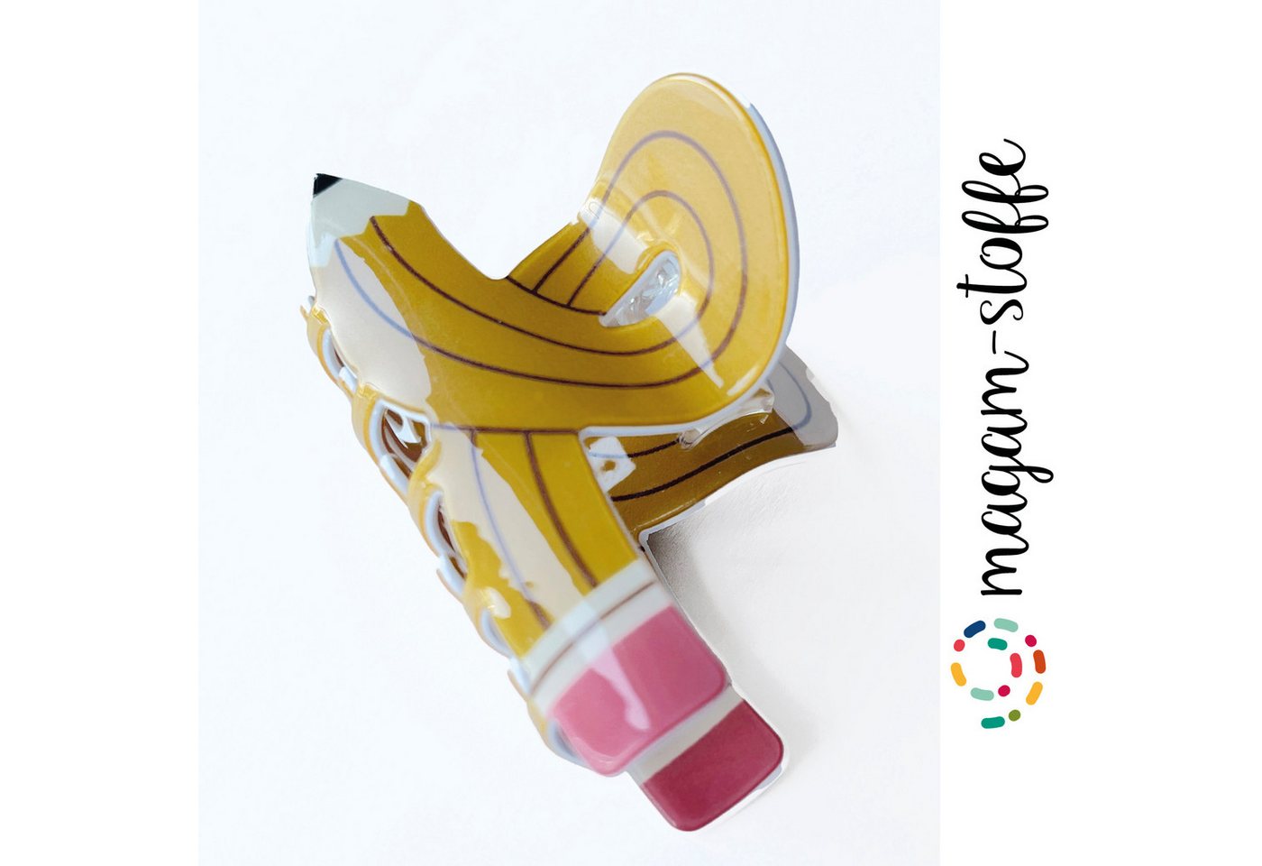 MAGAM-Stoffe Haarspange Bleistift, Modische Bleistift Haarspange Haarklammer aus Acryl, College-Stil MAGAM-Stoffe Haarspange Bleistift, Modische Bleistift Haarspange Haarklammer aus Acryl, College-Stil von MAGAM-Stoffe