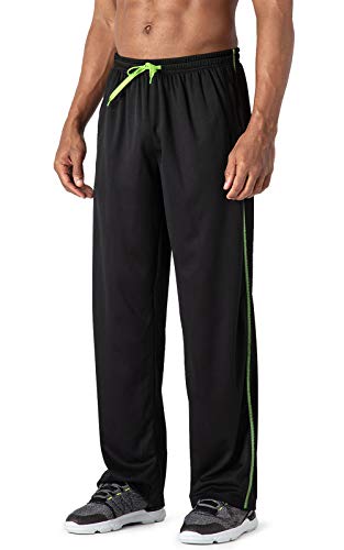 MAGCOMSEN Fitnesshose Herren Jogging Sommerhose Lange Trainingshose Outdoor Sporthose Herrenhose Lässig Hose Loose Fit Freizeithose Pyjamahose mit Taschen Schwarz XXL von MAGCOMSEN