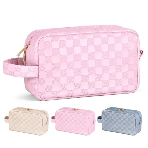 MAGEFY Große Kosmetiktasche Damen – wasserdichte Makeup-Tragetasche mit Mehreren Fächern, Reise-Organizer für Pinsel, Hautpflege, Shampoo von MAGEFY