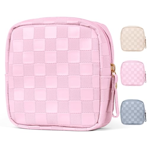 MAGEFY Kosmetiktasche Klein – wasserdichte Makeup-Tasche mit Reißverschluss, Reise-Toilettenbeutel für Frauen & Mädchen (für Pinsel, Lippenstift, Pflege) von MAGEFY