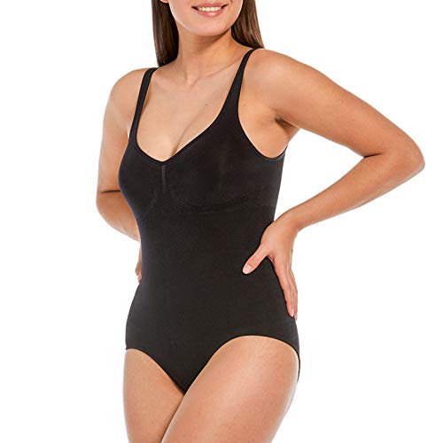 MAGIC BODYFASHION Damen Slimbody Shapewear Ganzkörper-Body, Schwarz, 4XL von MAGIC BODYFASHION