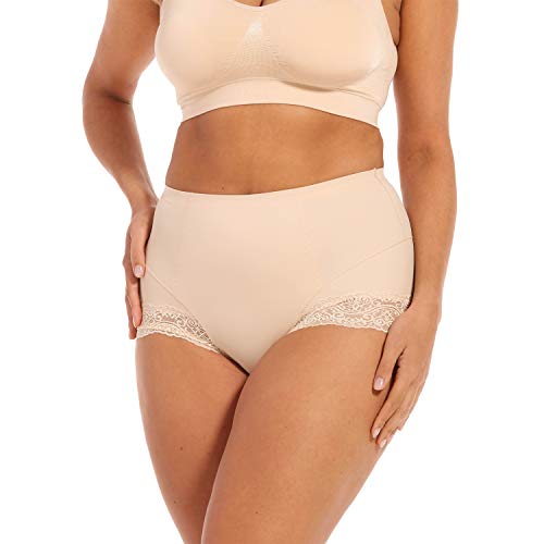 MAGIC BODYFASHION Damen Tummy Squeezer Lace Miederslip, Beige (Latte 300), XXL EU von MAGIC BODYFASHION