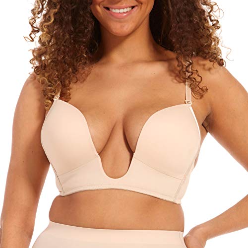 MAGIC BODYFASHION Damen V-Bra Stiefe BH, Latte, NA (Herstellergröße: 80D) von MAGIC BODYFASHION