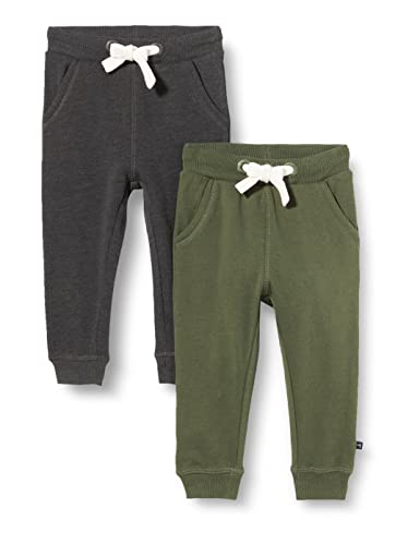 MAGIC KIDS WEAR Unisex Kinder Sweat Pant (2-pack) Hose, 2er Pack Beetle (978), 128 EU von MAGIC KIDS WEAR