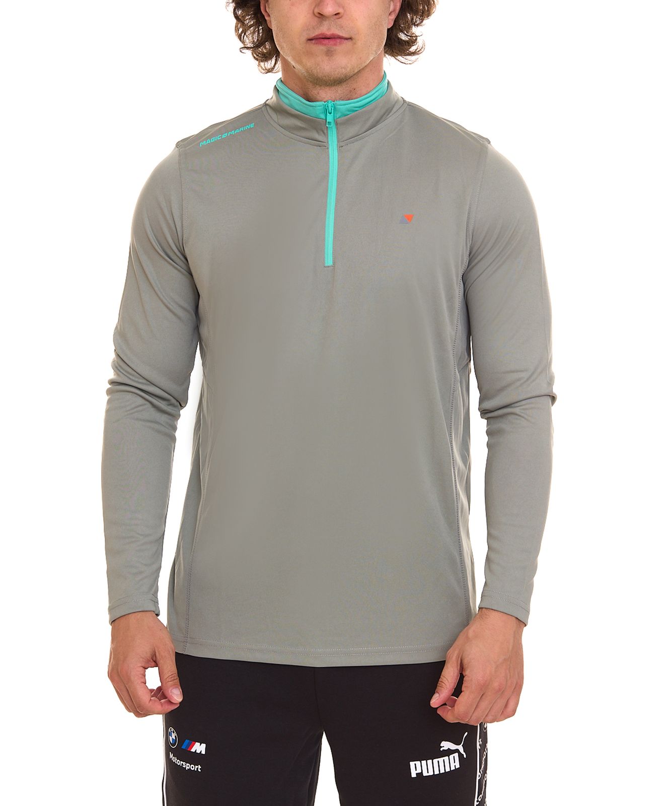 MAGIC MARINE Admiral Sweatshirt Herren Trainings-Shirt mit Reißverschluss 15105.160035 Grau von MAGIC MARINE