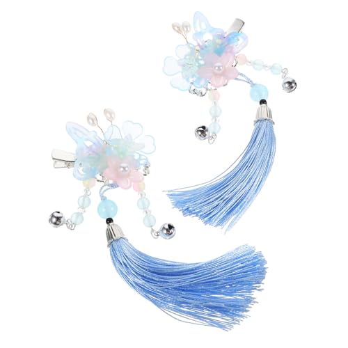 MAGICLULU 1 Paar Schmetterlings-haarspange Haarspangen Für Frauen Mit Dünnem Haar Haarspangen Für Dünnes Haar Hanfu Haarschmuck Haarstyling-accessoires Haarnadel Braut China Mädchen Plastik von MAGICLULU