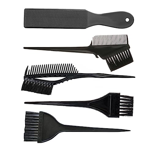 MAGICLULU 1 Satz 5St Haarfärbemittel Applikatorbürste für Haarfarbe Kuchenformen in Herzform Farbpinsel haarfärbepinsel haarfärbe pinsel set gemischte Farbe einstellen Kamm haar farbe pinsel von MAGICLULU