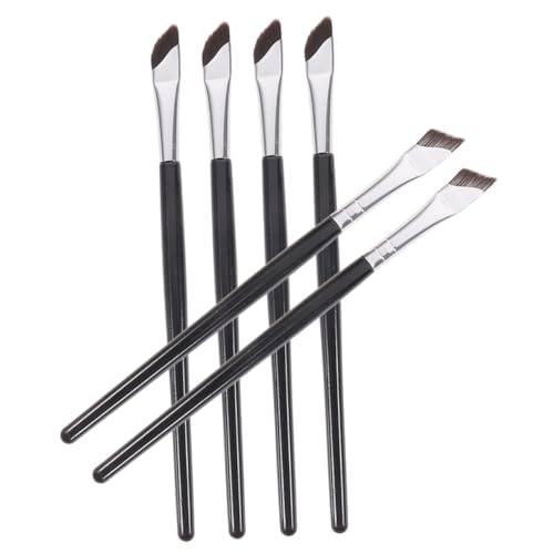 MAGICLULU Elegantes Abgewinkeltes Augenbrauen-pflegepinsel-set 6-teilig Make-up-tools Eyeliner Lidschatten Concealer-pinsel Für Eine Gleichmäßige Und Präzise Anwendung von MAGICLULU