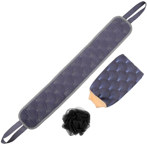 MAGICLULU Dickes Peeling-badetuch-set Mit Rückenschrubberhandschuh Für Ein Luxuriöses von MAGICLULU