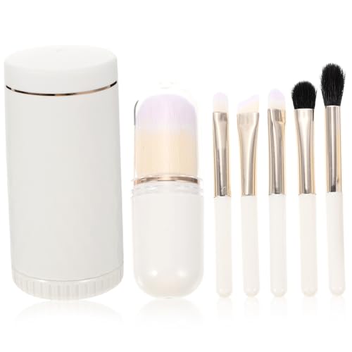 MAGICLULU 1 Satz Make-up-Pinsel-Set Lidschattenpinsel Kosmetikpinsel pinselset make up makeup pinsel set Rougepinsel loses Pulver Mädchen Bürste Make-up-Tools einstellen reisen wolle Weiß von MAGICLULU