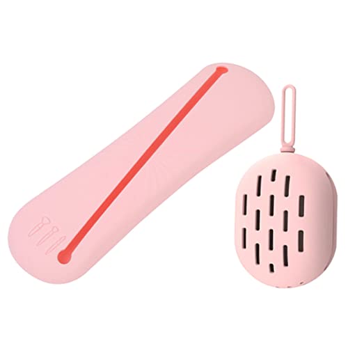 MAGICLULU Silikon-pinselhalter Make-up-pinselhalter Organizer Tragbare Make-up-Tasche Reise-pinselhalter Make-up-Schwamm-etui Make-up-werkzeughalter von MAGICLULU
