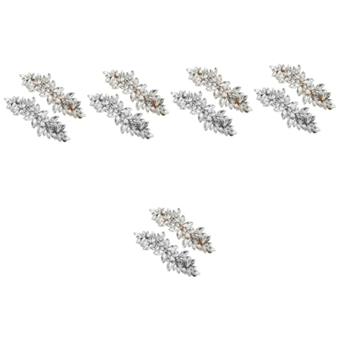 MAGICLULU 10 Stk Federclip Aus Strass Frühlingshaarspangen Haarschmuck Für Die Braut Haarschmuck Für Frauen Braut Haarspange Damen Große Haarnadel Legierung Europäisch Und Amerikanisch von MAGICLULU