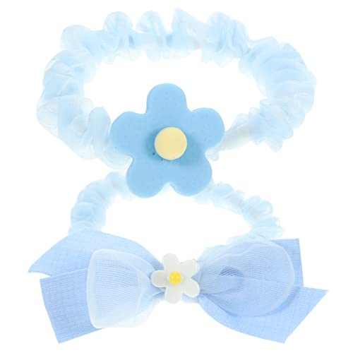 MAGICLULU 10 Stk Haarschmuck Meerjungfrau Kopfbedeckung dehnbare Haargummis Haarbänder kinder haarspangen Haargummis für Kleinkinder Haarband für Mädchen Süßes Haarband die Blumen Gummiband von MAGICLULU