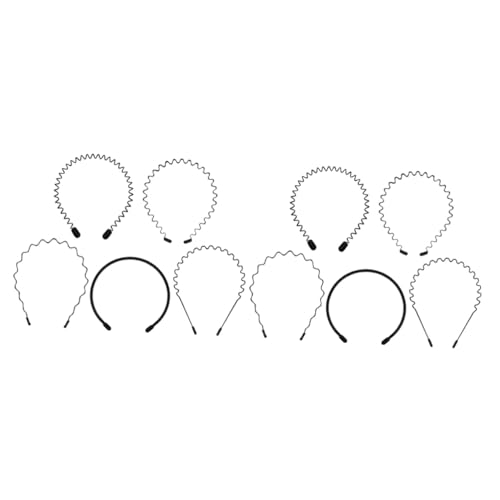 MAGICLULU 10 Stk Haarstyling-Haarreifen Airbrush für Nägel Sportzubehör hairband for men Haarband Haargummi zurückgekämmtes Haar dehnbarer Kopfschmuck für Männer Friseurwerkzeug Stirnband von MAGICLULU