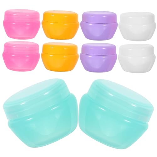 MAGICLULU 10 Stk Reisedose für Gesichtscreme Von der TSA zugelassene Gläser Probenbehälter kleine Kosmetikfläschchen Make-up-Flaschen für Frauen Füllung reisen kann Wasserspender Container von MAGICLULU