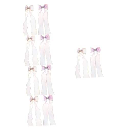 MAGICLULU 10 Stk Schleife Haarnadel kinder haarschmuck bogenknoten haarspange Zopfhaar-Accessoires Haarschmuck für Mädchen Haarspangen Haarklammer Haarschmuck für Damen Schleifen für Mädchen von MAGICLULU