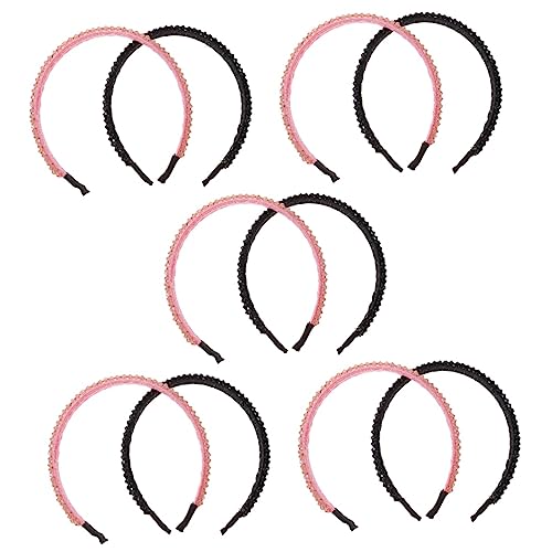 MAGICLULU 10 Stk Stirnband haarschmuck haar zubehör Strass-Kopfschmuck mädchen stirnbänder Haarnadel Haarklammer frauen kopfschmuck Stirnbänder für Frauen Strasssteine Kopfbedeckung Schal von MAGICLULU