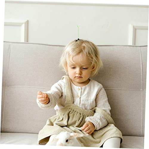 MAGICLULU 100 Stck Haarklammern für Mädchen Lustige Grüne Sojasprossen Haarspangen aus Langlebigem Kunststoff Hautfreundlich und Sicher für DIY Haarschmuck und Alltag von MAGICLULU