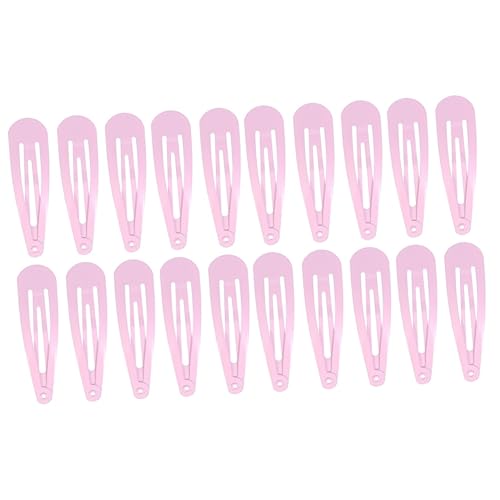 MAGICLULU 100 Stk Haarnadel aus Metall rosa Dekor Snap-Haarspangen für Mädchen kinder haarspangen haarspange kinder hochzeitsdeko Haarklammer Haarschmuck einfache Haarspangen Jahrgang Knopf von MAGICLULU