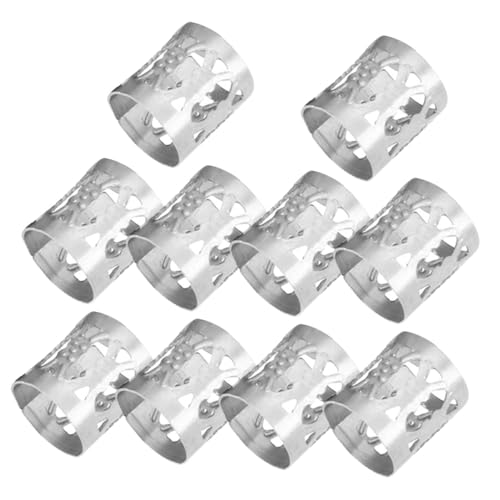 MAGICLULU 10st Haarperlen Für Zöpfe Ring Für Frauen Haarverlängerungswerkzeuge Haarschmuck Für Damen Haarschmuck Für Zöpfe Brötchenmanschette Damenringe Schmuckschnalle Flechten Fräulein von MAGICLULU