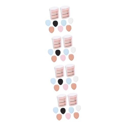 MAGICLULU 12 Kisten Mini-Finger-Puff kosmetik set kosmetikset Concealer-Set Make-up-Puderquaste dreieckige Puderquaste Fingerpuderquasten für Damen Mini-Puderquasten Hydrophiler Nicht-Latex von MAGICLULU