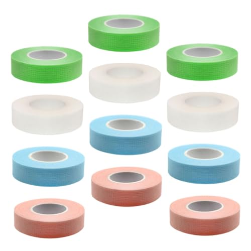 MAGICLULU 12 Rollen Wimpern-isolierband Make-up-sachen Zubehör Für Wimpernverlängerung Schminkkasten Medizinisches Wimpernband Wimper-pfropfungswerkzeug Grünes Klebeband Augen Patch Vlies von MAGICLULU