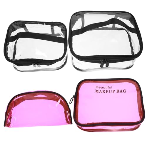 MAGICLULU 12 STK Kulturbeutel durchsichtige Kosmetiktasche klare Make-up-Tasche Aufbewahrungstasche aufbewahrungssack Make-up-Taschen übersichtliche Organizer-Tasche wasserdicht Tragetasche von MAGICLULU